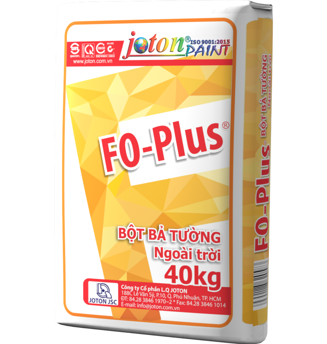 BỘT TRÉT TƯỜNG NGOẠI THẤT CAO CẤP FO - PLUS/ High-grade exterior Skim Coat